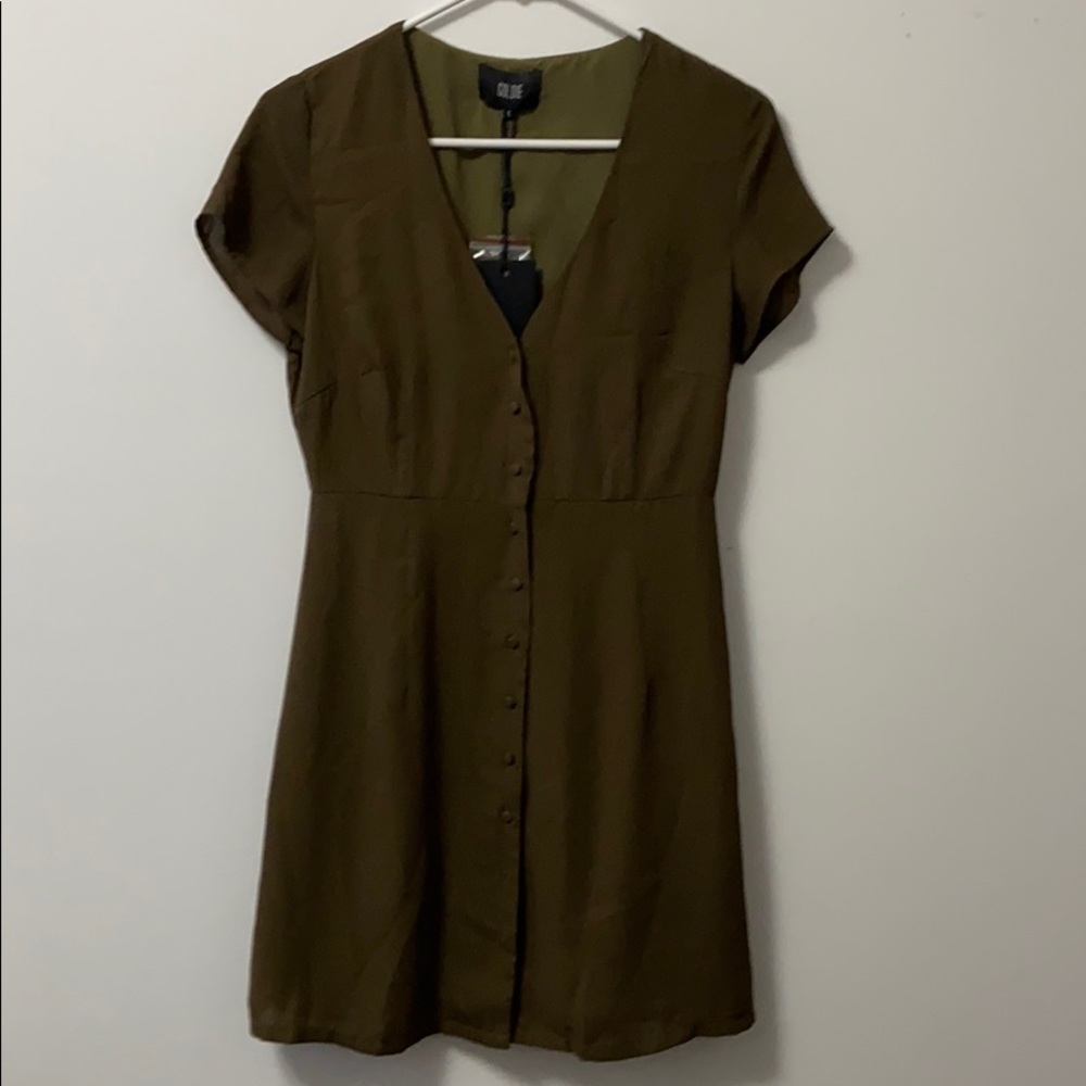 NWT Goldie Chiffon Tee Dress